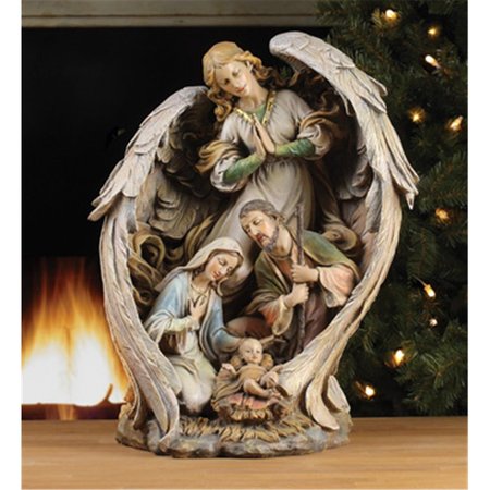 NAPCO NAPCO 46017 Guardian Angel & Holy Family Figurine 46017